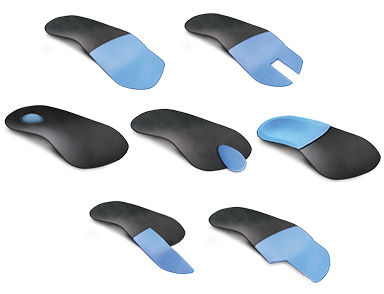 Custom orthotic modification options – Yonge Rehab Richmond Hill
